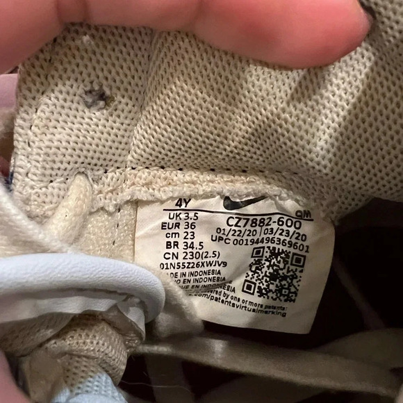 Nike 2020 Blazer Mid SE GS 'Tie Dye' Youth Shoe Red Blue Sneaker - Picture 11 of 13